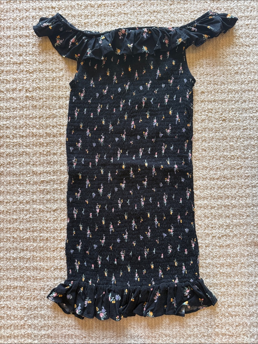 Forever 21 Black Floral Mini Dress